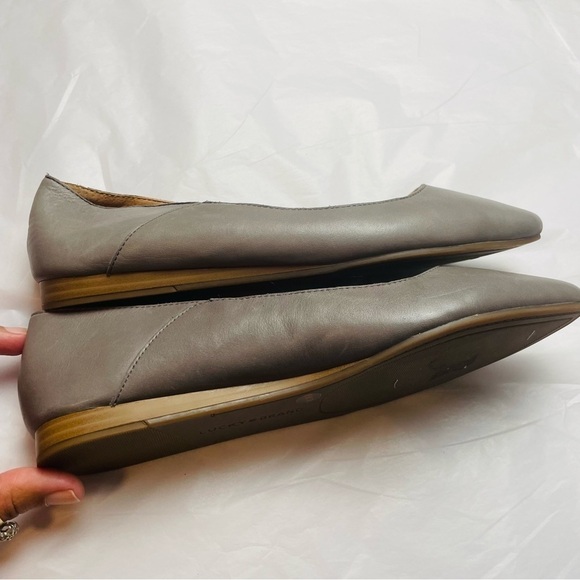 Lucky Brand Bylando Women's Titanium Ballet Flat 8.5M - Picture 8 of 11